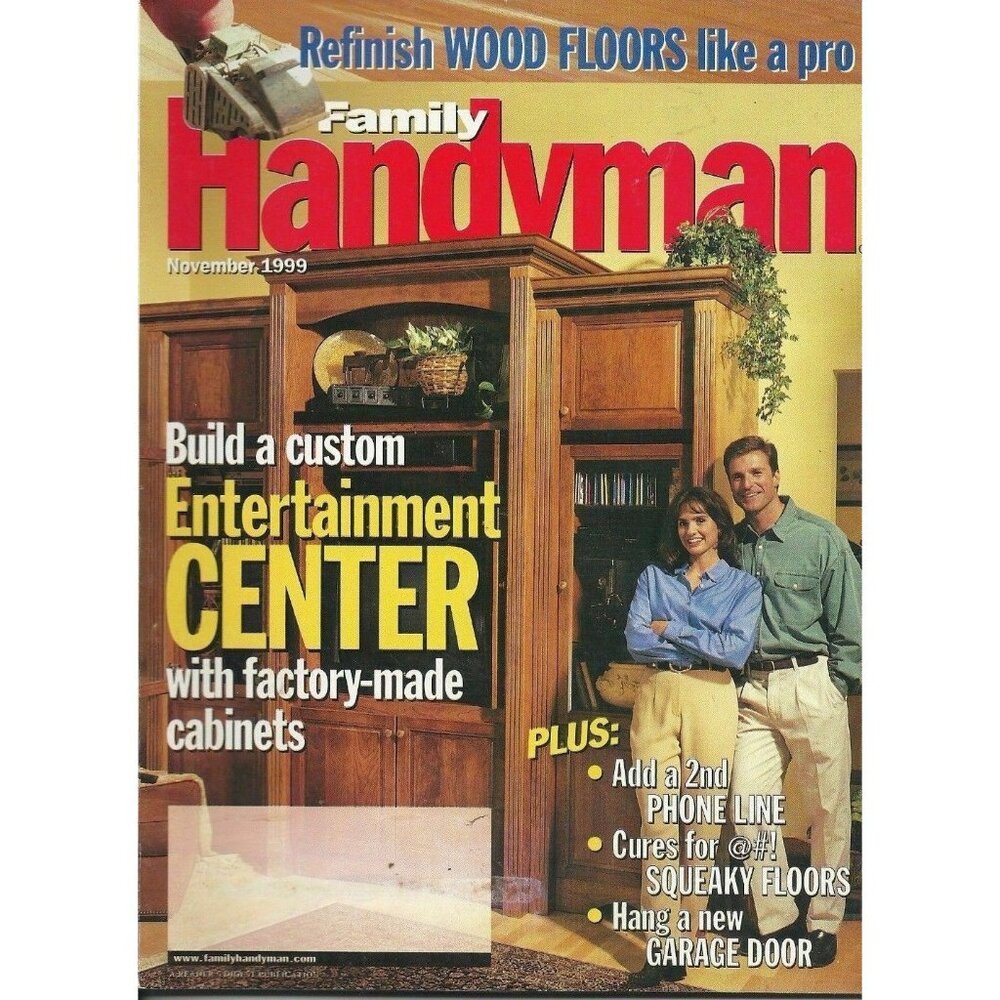 The Family Handyman Magazine DIY Projects Custom Entertainment Center NOV 1999
